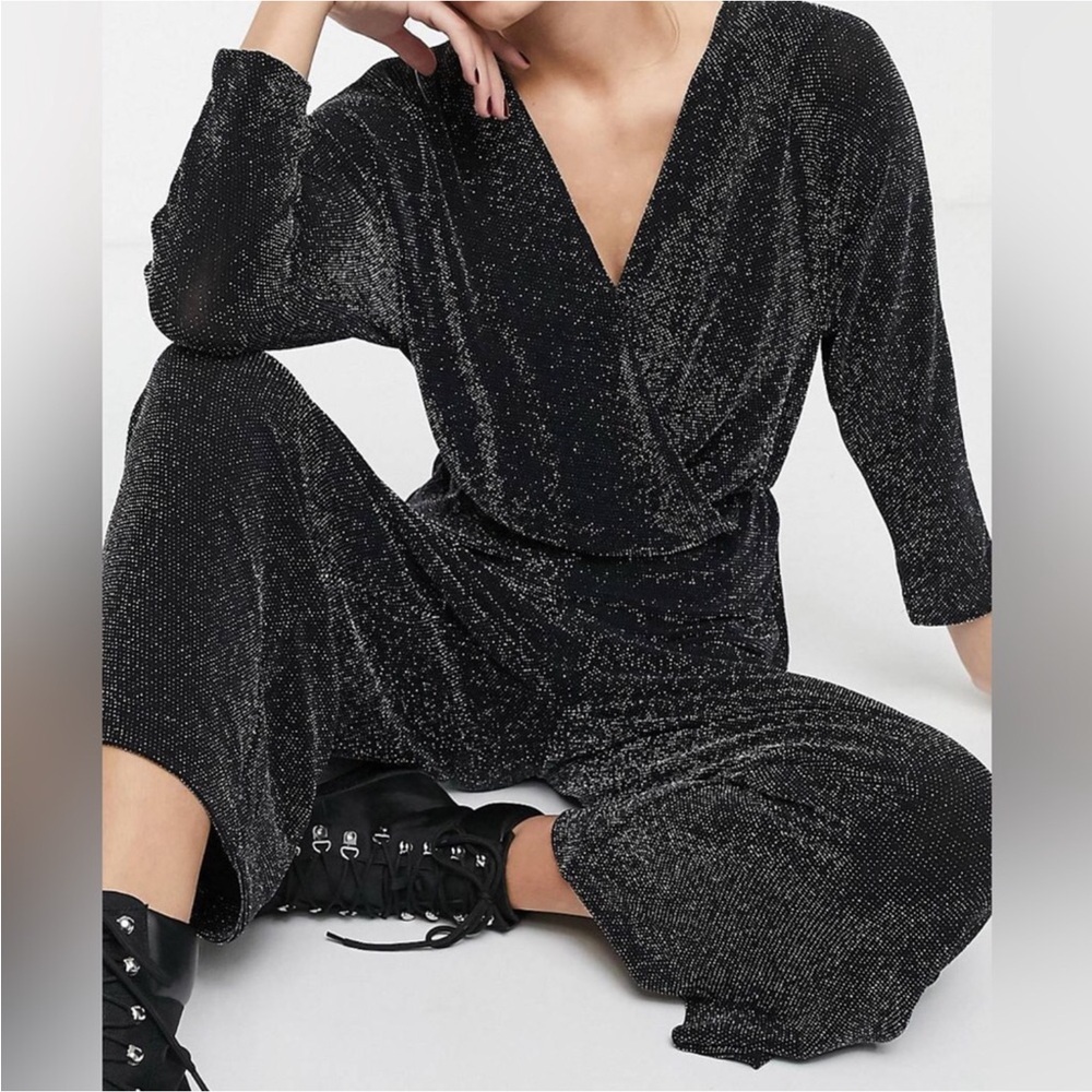 Monki | Pants & Jumpsuits | Nwot Monki X Asos Glitter Jumpsuit